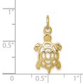 thumbnail image 3 of 10k Yellow Gold Turtle Charm Pendant, 3 of 3