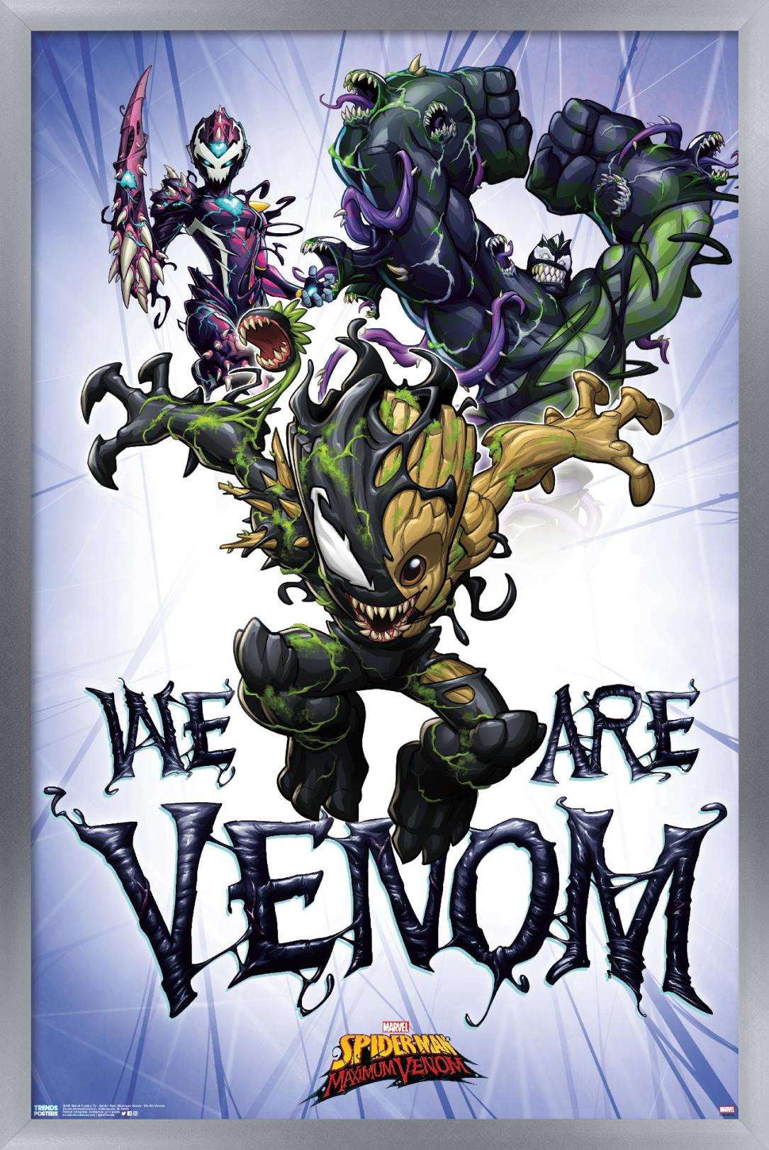living wall decor  comics venom art poster 