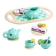 thumbnail image 5 of Juguetes para la fiesta del té, juego de cocina para fiesta de té, juego de ción, juego de té de madera, juego de té de imitación para edades de, 5 of 9