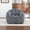 Dark Gray, variant on 39" Corduroy Plush Bean Bag Chair, Plush Bean Bag Sofa with High Density Foam, Bean Bag Lounger with Armrests for Living Room, Beige