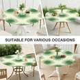 thumbnail image 7 of Green Tie Dye Spray Pattern Round Fitted Tablecloth with Elastic Edge,Dining Table Cover Waterproof,Outdoor Round Tablecloth for Camping,Dining,Indoor and Outdoor, 7 of 7
