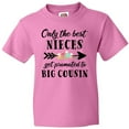 thumbnail image 3 of Inktastic Only the Best Nieces Get Promoted to Big Cousin Youth T-Shirt, 3 of 5