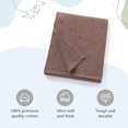 thumbnail image 5 of YIXPOH Baby Blanket 100% Organic Cotton Knit Swaddle Blanket Soft Warm Receiving Blanket for Newborns Coffee, 5 of 5