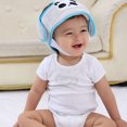 thumbnail image 3 of Gorro de apoyo para la cabeza de seguridad para bebés, gorro protector de seguridad ajustable transpirable para bebés para que los niños pequeños aprendan a caminar, gris, 3 of 5