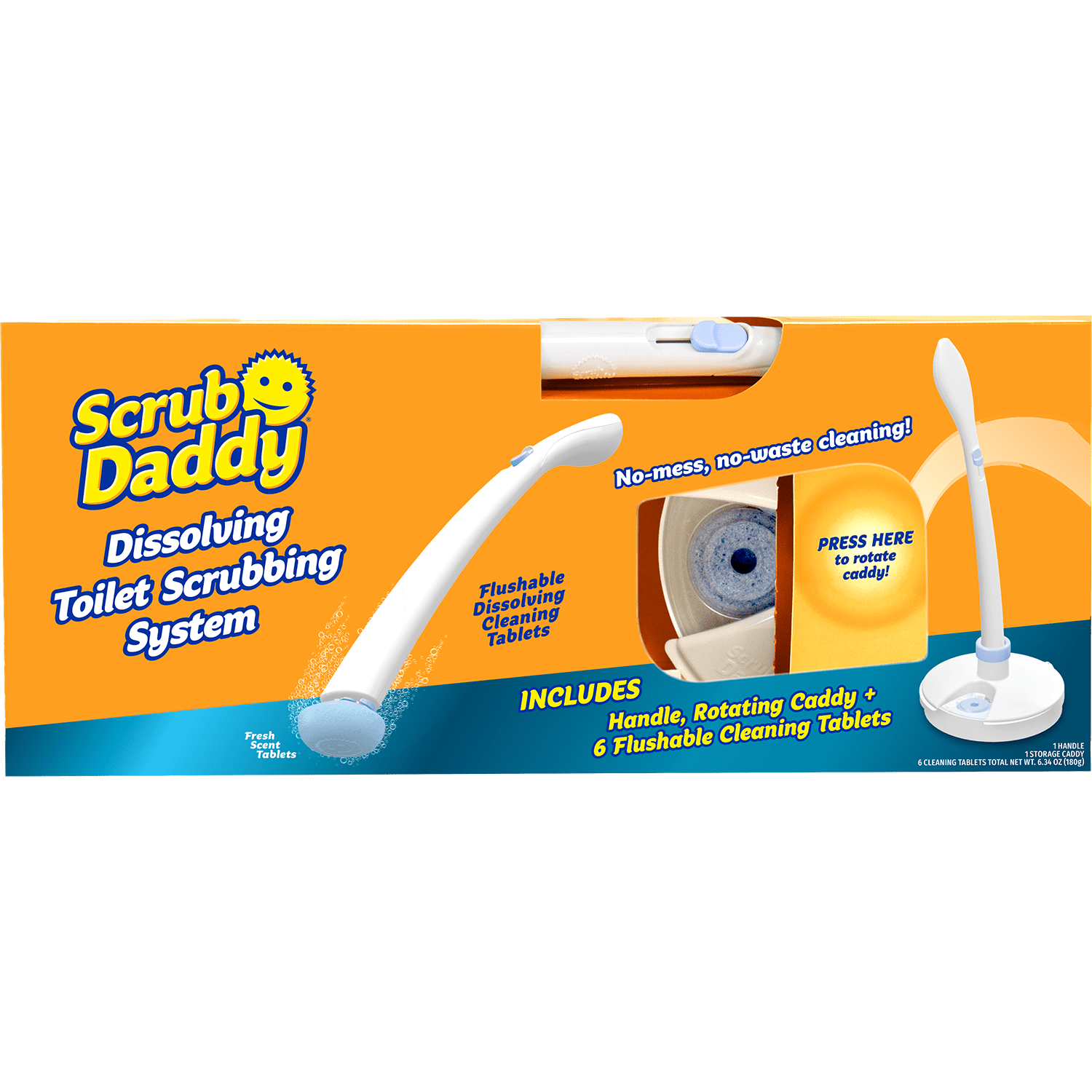 Cleaning fans rave about the new scrub daddy toilet wand which makes it so  much easier to get a sparkling loo