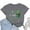 Grey, variant on Babysbule Womens Plus Size Shirts Clearance Women Fashion St. Patrick's Printing O-Neck Short T-Shirt Loose Blouse Top
