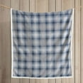 thumbnail image 3 of Eddie Bauer Nordic Plaid Midnight Fleece Throw Blanket, 70" X 50", 3 of 4