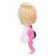 thumbnail image 3 of Peluca para cosplay, disfraz de pelo sintético de Harleys Quinn para anime, 3 of 4