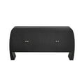 thumbnail image 4 of Harper & Bright Designs Buffet Cabinet with Storage, Wood Sideboard Table with Doors and Curved Legs, Black, 4 of 12