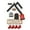 B, variant on Housewarming Gifts for New House Wooden Hanging New Home Ornament First Home Owners Gift for Women Couple
