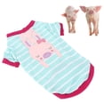 thumbnail image 3 of Thin Bottoming T-Shirt For Pets, Durable Pet Mini Pig Clothes Safe Comfortable With Cotton For Spring And Autumn, 3 of 8