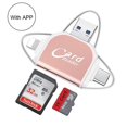thumbnail image 1 of Multi-port 4 In1 Universal Sd Tf Card Reader,usb C Sd Tf Memory Card Reader, Usb C Hub Multiport Adapter, 1 of 5
