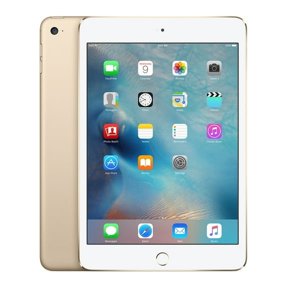 Restored Apple iPad Mini 4 Wi-Fi 128GB Gold (Refurbished)