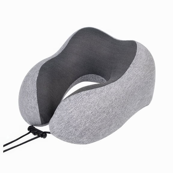 Tapvos 100% Pure Memory Foam Travel Neck Pillow for Traveling Airplane Flight Sleep Headrest Portable Airplane Neck Pillow Travel Essential
