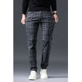 thumbnail image 2 of Mens Vintage Plaid Dress Pants Chino Pants Versatile Casual to Formal Wear, 2 of 8