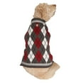 thumbnail image 1 of Holiday Time Rhubarb Argyle Dog Sweater, 1 of 2