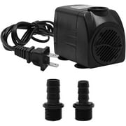 400 GPH Submersible Pump, Indoor Outdoor Water Pump for Fish Aquarium, Garden Fountain, Pool Spout and Hydroponic
