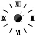 thumbnail image 5 of Large 3D Frameless Wall Clock Stickers,DIY Roman Numerals Clock Movable Wall Clock Decoration,Mirror Surface Acrylic Wall Clock for Living Room Bedroom Office Decoration, 5 of 6