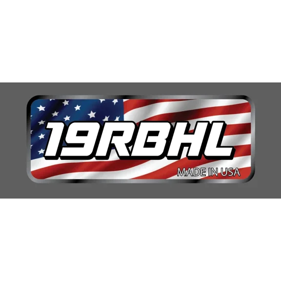 KNACK- Rv Camper Motorhome 19 Rbhl Replacement Label Decals Sticker 3" X 8"