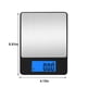 thumbnail image 3 of Báscula digital de cocina | Capacidad de 6.6 lb en onzas, gramos y ml | Báscula precisa para cocinar, hornear y preparar comidas | Dieta para bajar de peso y controlar las porciones, 3 of 9
