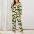 thumbnail image 2 of Sikiie Camping Caravan 1 Women's Long-Sleeve Shirt and Full-Length Bottom Pajama Set (s-xxl)-Medium, 2 of 7