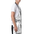 thumbnail image 3 of Picia German Shepherd Dog Waterproof Apron for Unisex Adult - Adjustable Bib Apron with Pockets, Ideal for Cooking, Gardening, Painting, and Household Chores, 3 of 9