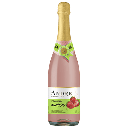 Andre Strawberry Mimosa Sparkling Wine Cocktail, 750ml Bottle