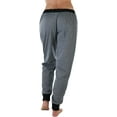thumbnail image 2 of ToBeInStyle Women's Marled Print French Terry Jogger Pants with Cuff Ends, 2 of 6