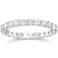 thumbnail image 1 of Platinum 1 3/4ct Prong Diamond Eternity Ring Womens Wedding Band, 1 of 2
