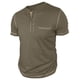 thumbnail image 5 of Tops para hombre, blusas y camisas de manga corta con cuello redondo para hombre, blusas casuales de moda para hombre, blusas de manga corta con cuello redondo de color liso, blusa de poliéster para h, 5 of 7