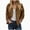 Brown, variant on Womens Blazers for Work Casual Lapel Short Trench Coats Suit Jackets Solid Color Single Breasted Open Front Fall Outerwear