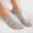 Light Gray, variant on Women Summer Lace Antiskid Liner Low Cut Socks plus Size Slipper Socks for Women Wide Width