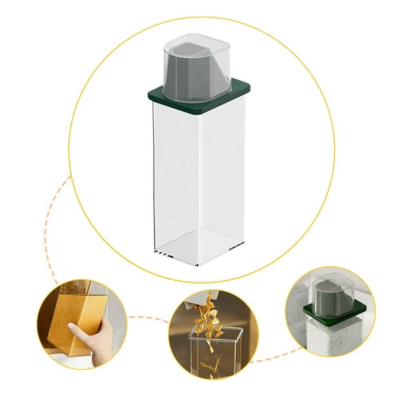 Vikakiooze 2022 Airtight Food Storage, Kitchen Airtight Jars With Lid Storage Box, Stackable Food Containers Kitchen Cabinets Organize Pet Food Treatsfor Sugar and More