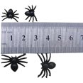 thumbnail image 5 of 100 Uds. Arañas de Halloween insectos realistas de plástico negro araña falsa, 5 of 5