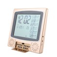thumbnail image 1 of Azan Réveil de Prière Réveil Islamique Musulman Réveil de Prière Islamique Automatique Numérique Horloge de Table Or, 1 of 8