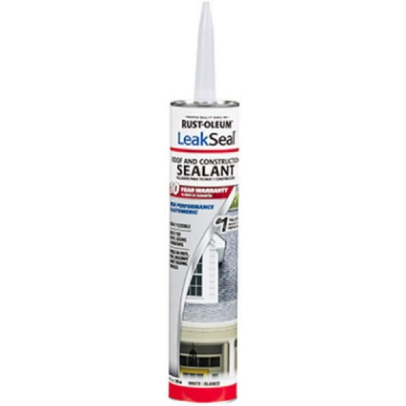 Rust-Oleum Roof And Construction Sealant - Window Use - 10.1 oz White