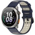 thumbnail image 1 of 22mm Smart Sports Watch Two-Color Silicone Replacement Strap, Breathable, Lightweight, Sweat & Water Resistant, Versatile for Various Occasions, 1 of 5