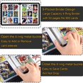 thumbnail image 4 of Carpeta para cartas Tyyfnn de 9 bolsillos con 50 fundas, capacidad para 900 cartas, 4 of 7