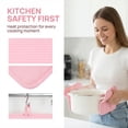 thumbnail image 5 of Unique Bargains Heat Resistant Trivets Non-Slip Hot Pads Pink 9.1"x 7.1", 5 of 6