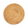 thumbnail image 2 of yotijay 2xRattan Coaster Plate Pad Drink Coaster for Dining Table Coffee Cup Coutertop, 2 of 9