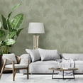 thumbnail image 2 of Superfresco Easy Scattered Leaves Sage Green Wallpaper, 2 of 3