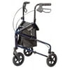 Carex 3 Wheel Walker for Seniors, Foldable, Rollator Walker with Three Wheels, Height Adjustable Handles