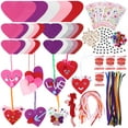 thumbnail image 1 of Shininglove Valentines Day Craft Gift Set for Kids Classroom Home Activities, 359 Pcs, 1 of 6