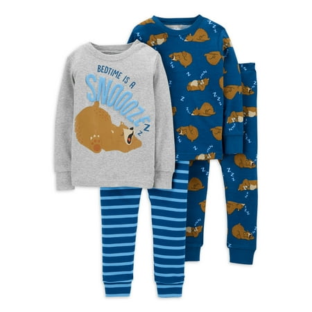 

Carter s Child of Mine Baby and Toddler Boy Pajama Set 4-Piece Sizes 12M-5T