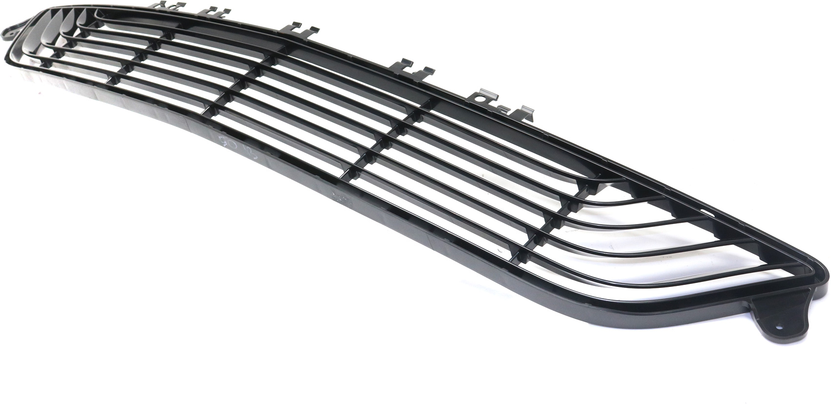 Bumper Grille Compatible With 2014-2016 Mercedes Benz E250 2015 E300 Front, Center Textured Black