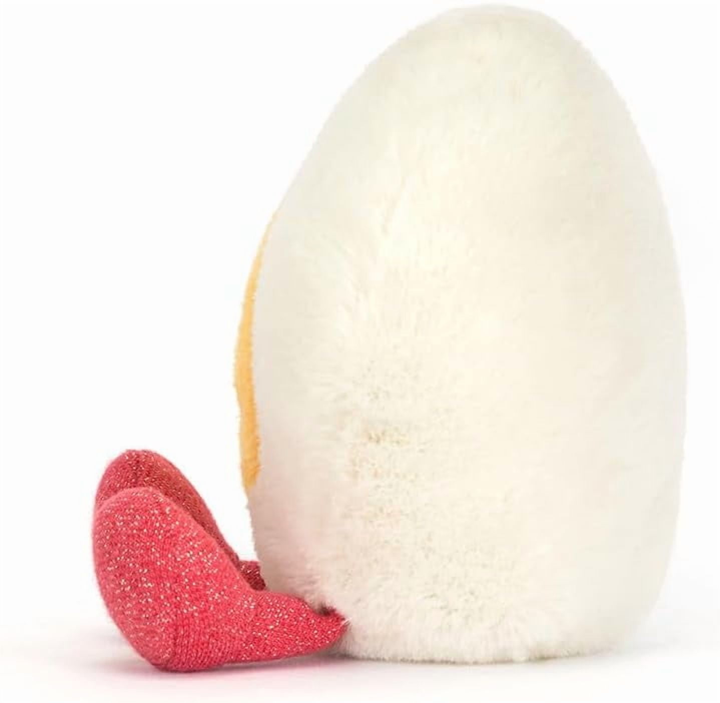Jellycat Amuseables Heart Boiled Egg Plush, 3 Inch Sitting Height