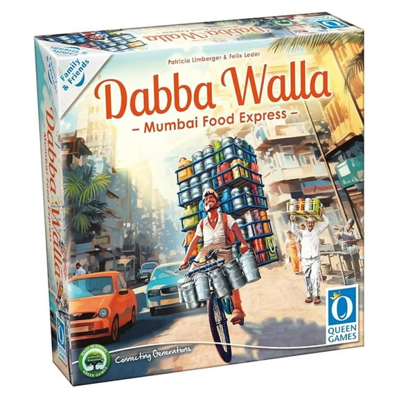 Dabba Walla - Mumbai Food Strategy Board Game 2-4 Players, Family Board Game