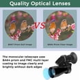 thumbnail image 6 of Compact Monocular Telescope 8X20 for Adults Portable Handheld Mini Monocular with Smartphone Adapter for Bird Watching Fishing, 6 of 9
