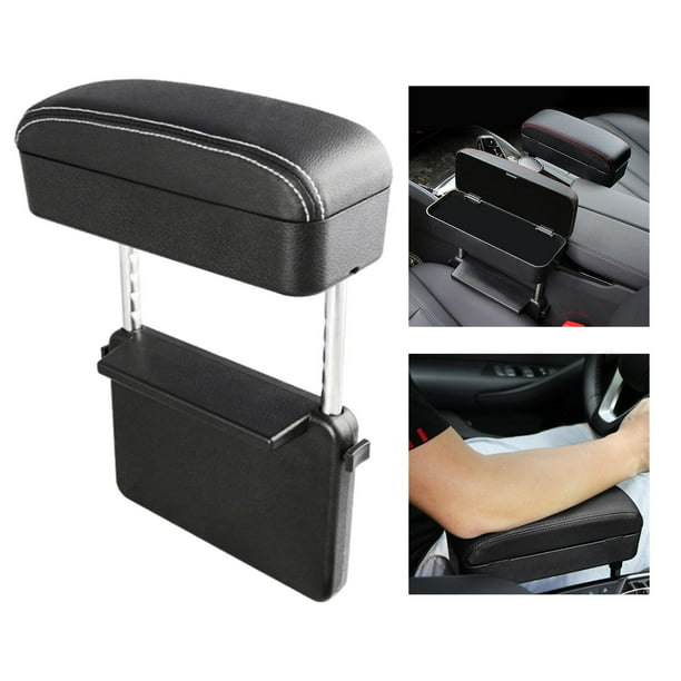 para apoyas soporte para codo caja organizadora soporte oporte para codo y y Negro negro Soledad Caso del apoyabrazos del coche