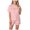 Pink, variant on newwalpole Girl's 2 Piece Outfits Cherry Bow Graphic Tee Shirt and Shorts Set Cute Summer Outfits Pink for Size 5-6 Years